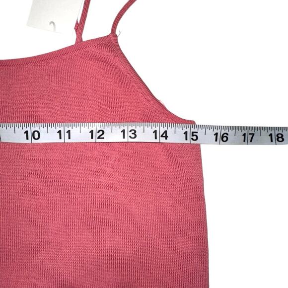 NWT Vince Spaghetti Strap Pink Knit Camisole SMALL - Picture 6 of 7
